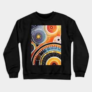 Explore the Cultural Depth: Australian Aboriginal Art and Unique Visual Traditions Crewneck Sweatshirt